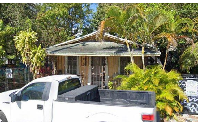 One of Pitbull’s childhood homes in Wynwood, which is set to be transformed into a new office building that would house the headquarters of his music label, Mr. 305 Records.